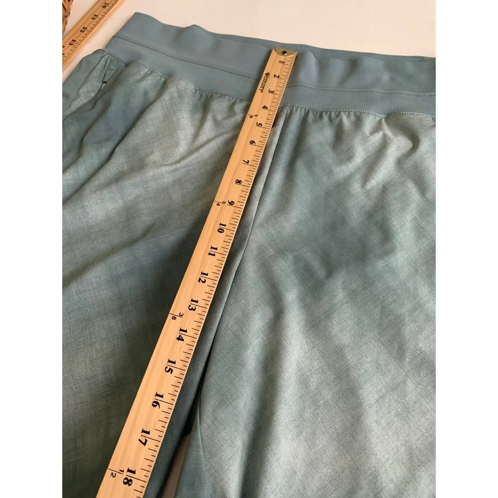 Athleta Womens Pants 18 Green‎ Athleisure Workout Slim Lounge Nolita Tie Dye